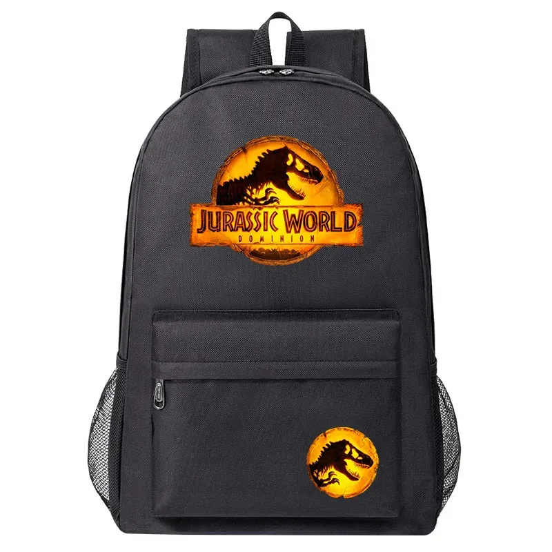 nouveau jurassic world dominion enfants sac d'école de haute qualité enfants étudiant sac à dos cartable adolescent ordinateur portable sacs à bandoulière