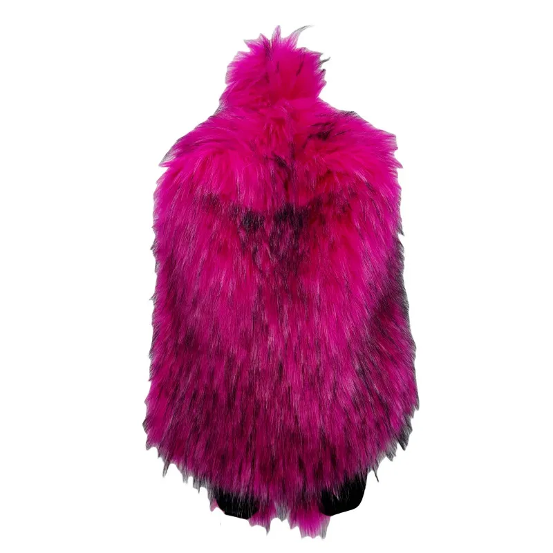 nouveau sac à dos femme y2k en fausse fourrure 2026 – style harajuku, doux et chaud, pour l'hiver