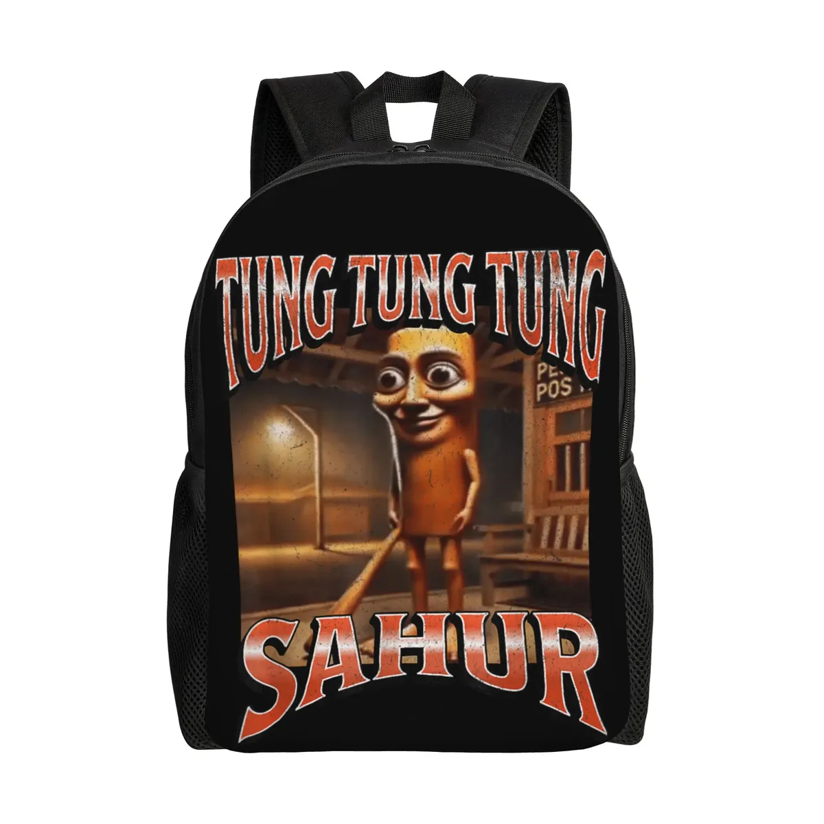 sac à dos tendance et durable pour étudiants et professionnels, motif meme 'strawberry elephant italian brainrot', amusant, pour hommes et femmes, sac à bandoulière pour ordinateur portable