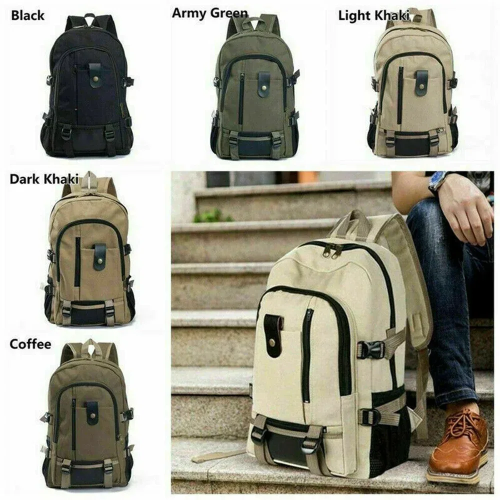 grand sac à dos en nylon imperméable pour hommes et femmes, sac à dos pour la pêche, le voyage, la randonnée, l'école, l'escalade, les sports, les garçons