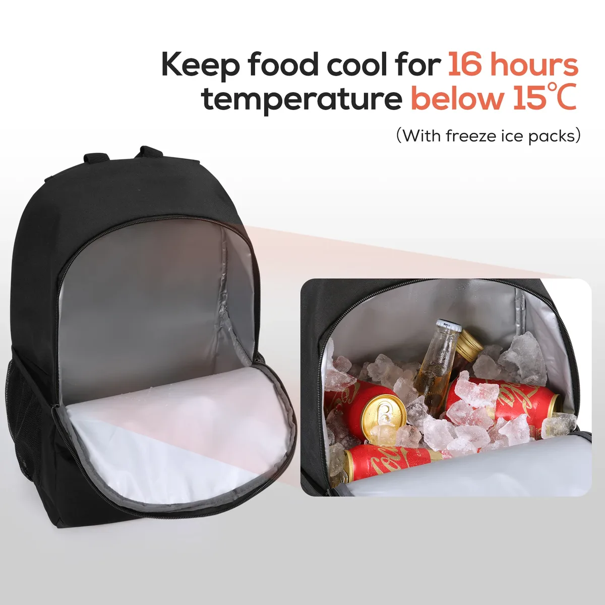 sac à dos isotherme tourit 30l pour boissons, sac isotherme de voyage, sac de plage, sac isotherme pour bière, sacs à déjeuner étanches, sacs isothermes portables