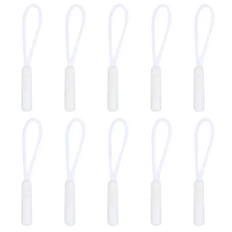 10/20 pièces tiroir de fermeture éclair, embout de remplacement pour cordon, clip de fixation pour boucle cassée, languette de fermeture éclair pour sac de voyage, valise, tente, sac à dos
