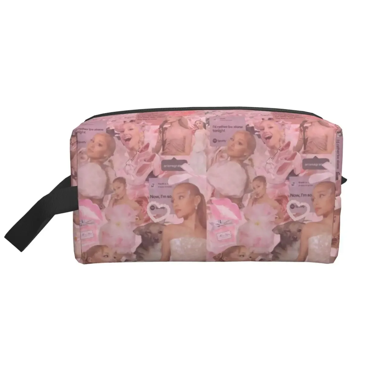 trousse de maquillage ariana grande, organiseur de cosmétiques, trousse de toilette, trousse de beauté pour femmes, trousse de voyage, trousse à crayons