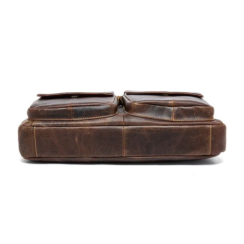 westal-sac en cuir véritable pour hommes, étuis à bombes, sac pour ordinateur portable, fourre-tout pour documents, sacs de bureau pour hommes, sacs de messager, 8002