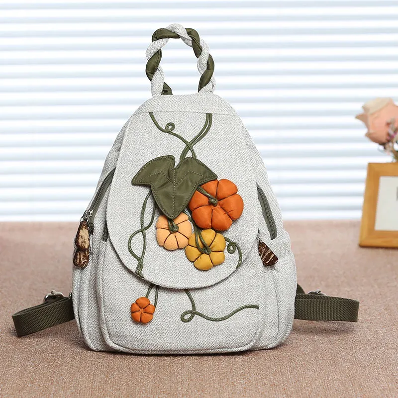 sac à dos de voyage motif aliments 3d pour femmes, sac à dos en lin de haute qualité, sac à dos de luxe pour filles, joli style, mode féminine