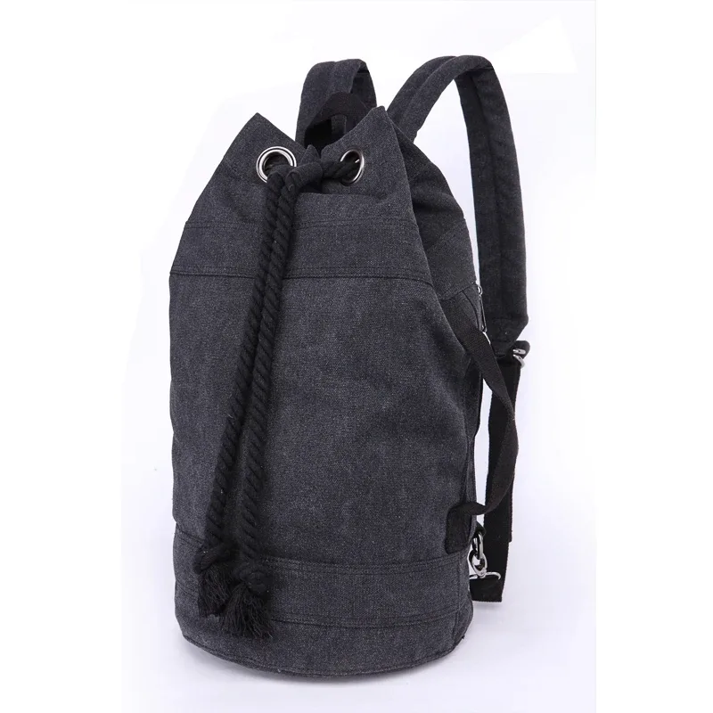 sac à dos scolaire de sport en toile de couleur unie, sac à dos antivol de loisirs pour hommes