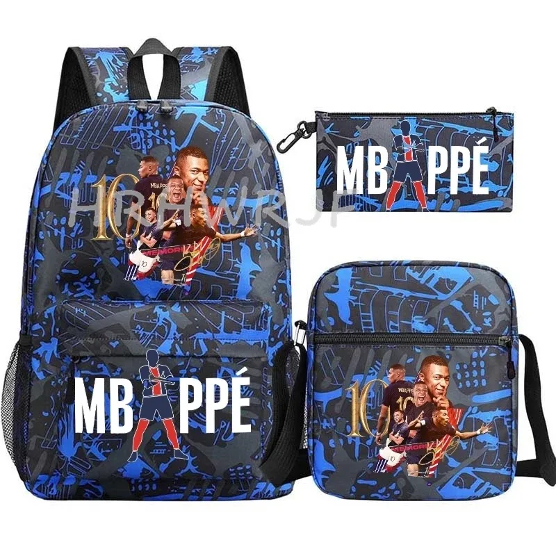 sacs à dos neymar, lot de 3, grand sac de voyage pour adolescents, sac d'école, sac à dos de sport, sac à dos décontracté en nylon classique pour ordinateur