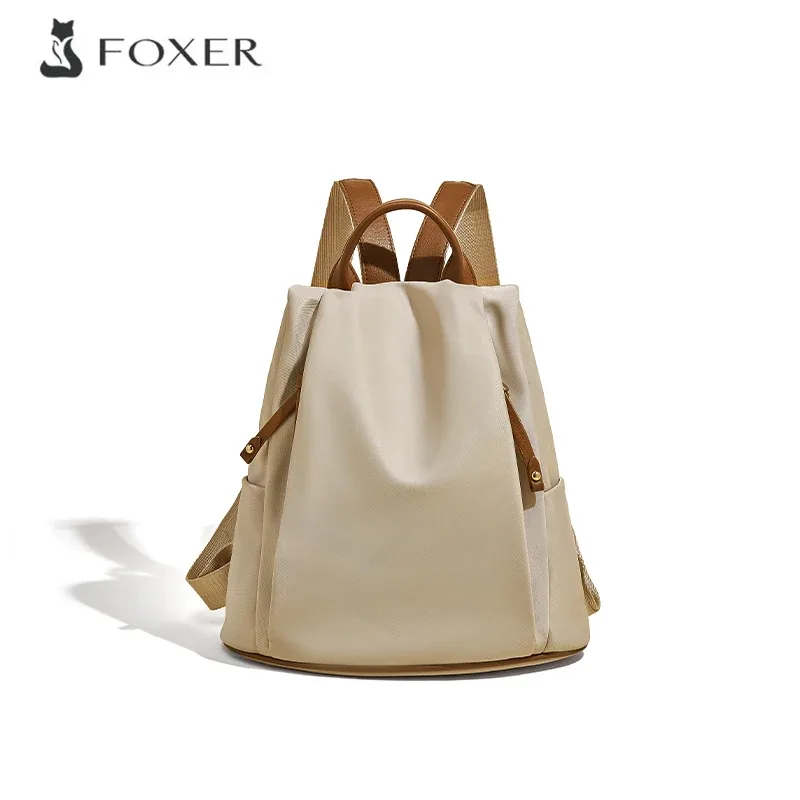 sac à dos en tissu foxer pour femme 2026 – sac à bandoulière tendance avec poignée supérieure pour étudiantes – cadeau idéal pour les universitaires