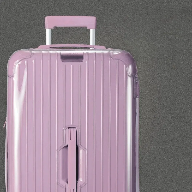 housses transparentes en pvc adaptées aux bagages rim essential 33 pouces, protection de valise de voyage, accessoires transparents, housse de protection anti-rayures