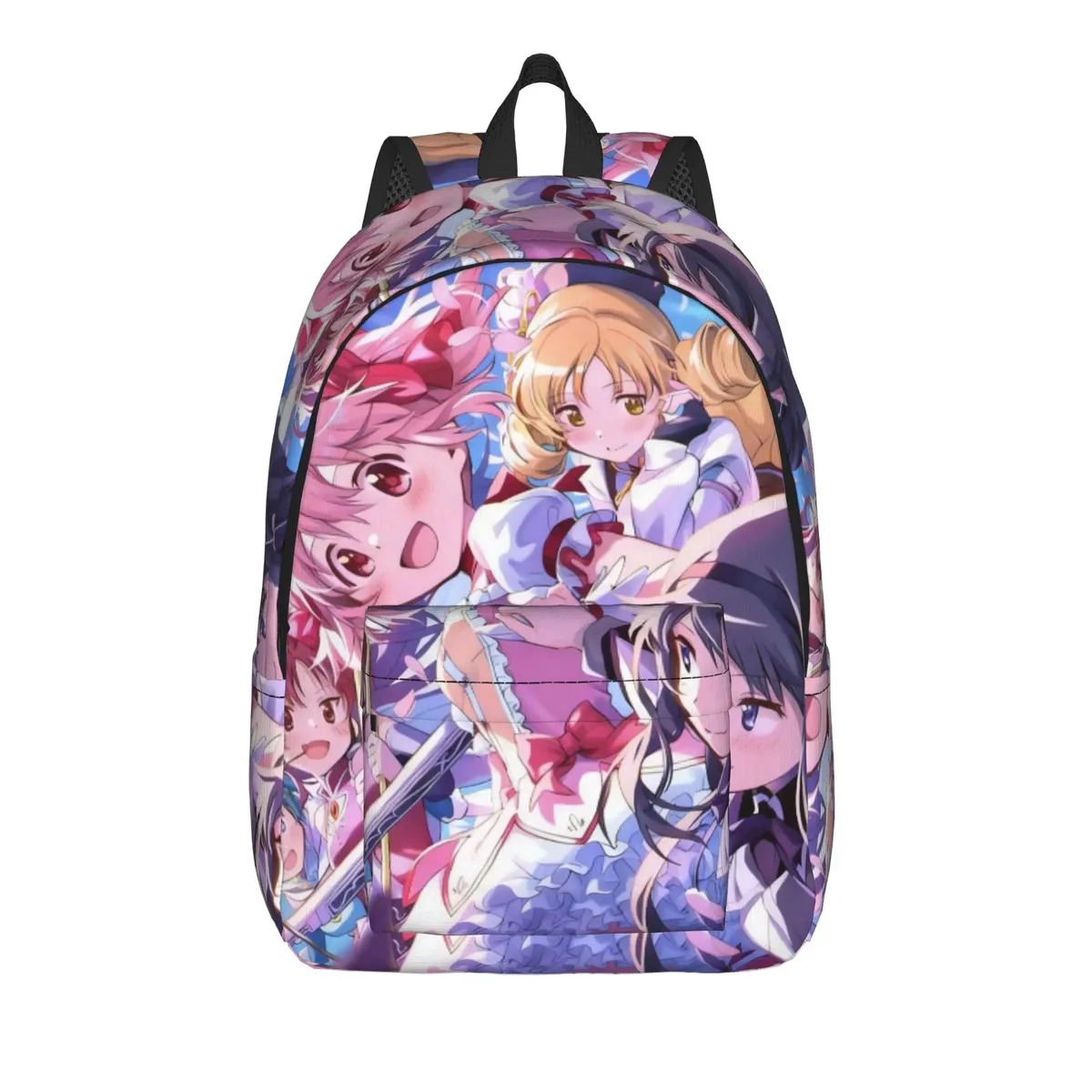 sac à dos homura puella magi madoka magica anime pour étudiants, randonnée, voyage, kyubey, pour hommes et femmes, sacs en toile pour ordinateur portable