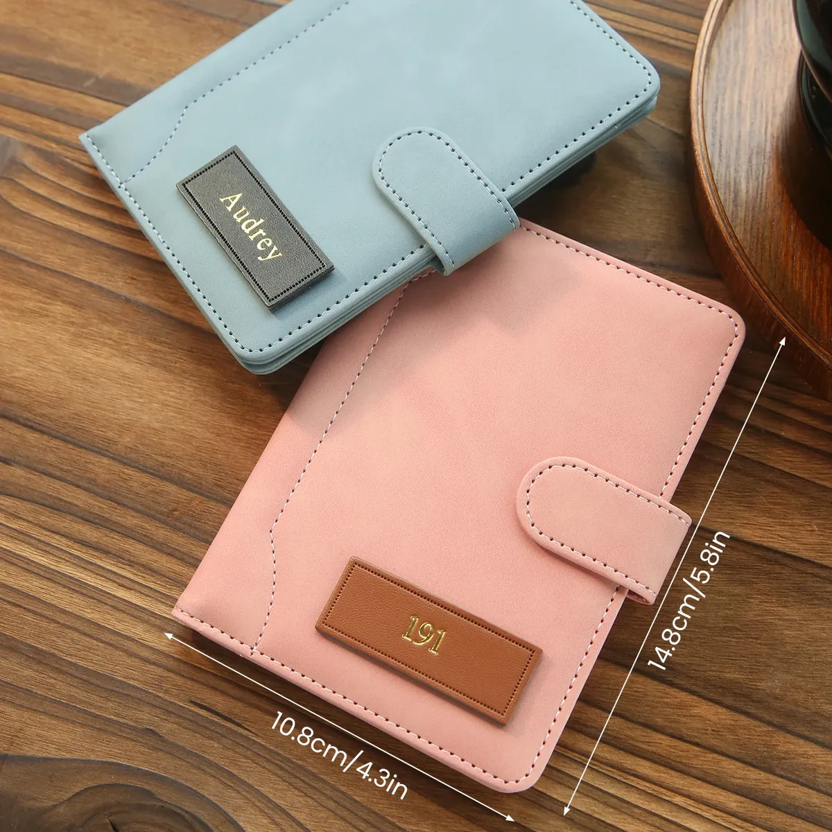 porte-passeport personnalisé avec nom, en suède mat, en similicuir, sac de passeport fait main, accessoires de voyage, cadeau personnalisé