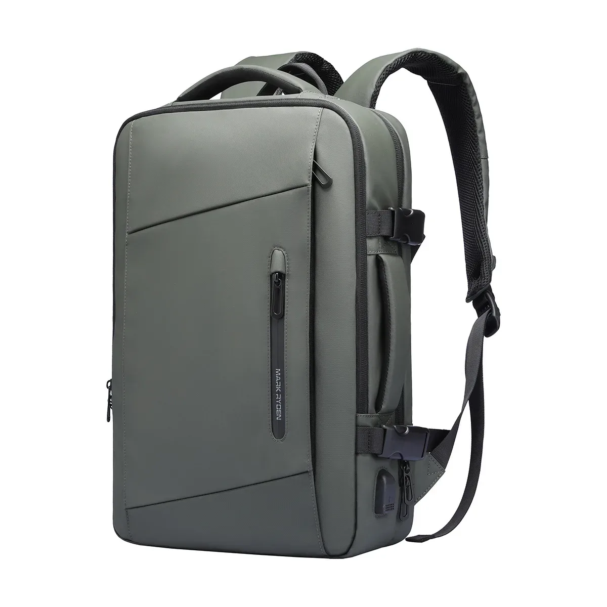 mark ryden 17 pouces sac à dos pour ordinateur portable imperméable homme sac usb recharge multicouche espace voyage homme sac anti-vol mochila