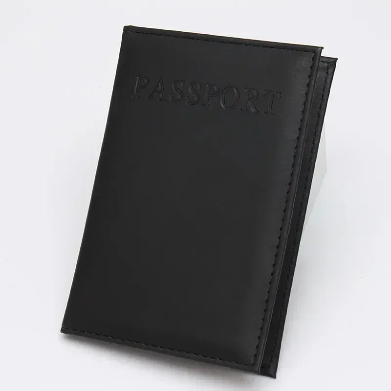 porte-passeport en cuir pu anglais de haute qualité, protège-documents, porte-passeport de voyage, porte-carte d'identité, accessoire de voyage