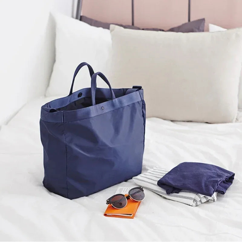 sac fourre-tout de rangement de vêtements portable, sac à bandoulière, organisateur de voyage, sports de plein air, fitness, yoga, sac de bagages en nylon étanche