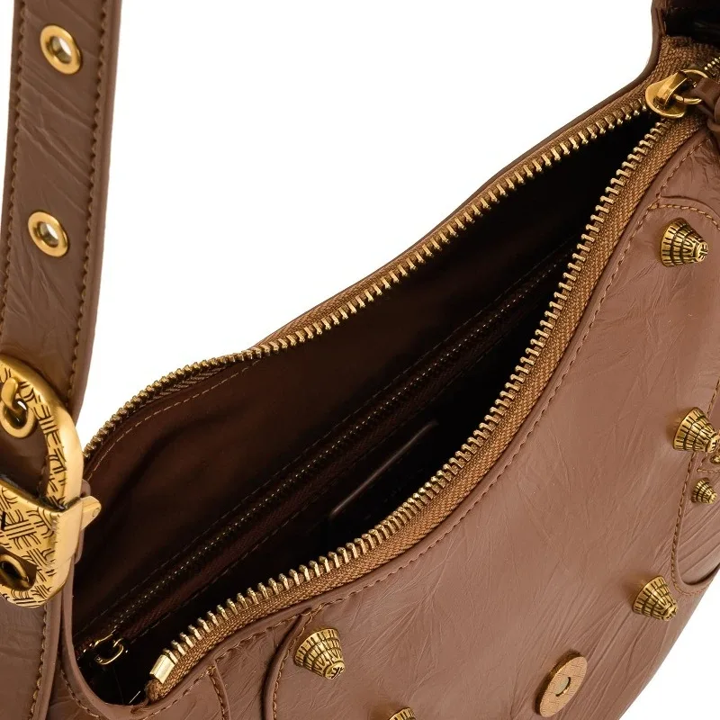 sac à bandoulière de luxe pour femme 2026jw pei, grande capacité, en cuir, style rétro moto, sac à main tendance