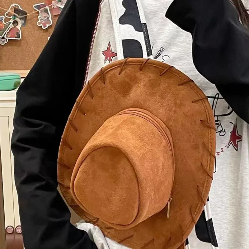 sac à dos anime kawaii cartoon pour filles, sac à chapeau de cowboy créatif, sac à dos woody cosplay, trousse de maquillage, cadeaux pour étudiants, école, nouveau