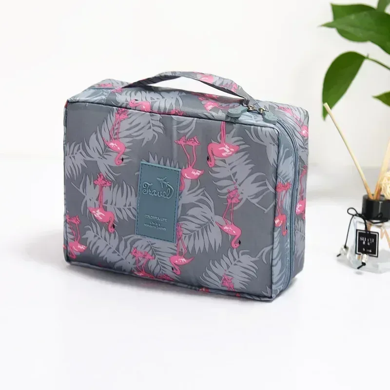 grand sac à cosmétiques de voyage pour femmes, fourre-tout imperméable, organisateur de maquillage, trousse de toilette féminine, trousse de maquillage, pochette de rangement, boîte pour dames