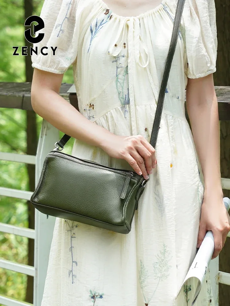 sac à main en cuir véritable zency pour femme, petit sac simple, sac à bandoulière pour femme, sac en peau de mouton, sacs à main 2025, sac rouge