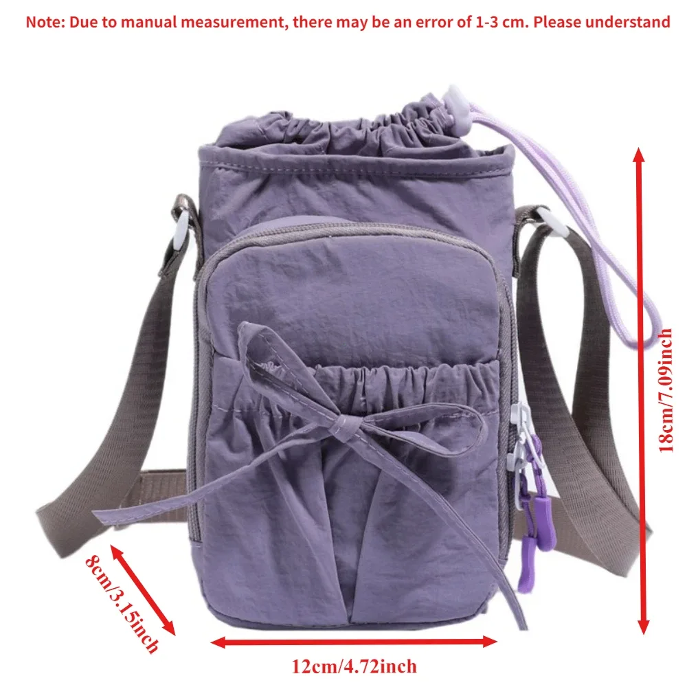 nouveau sac bandoulière léger pour téléphone portable pour femme, sac de sport et cyclisme d'extérieur, porte-bouteille d'eau, sac de voyage, sacs à main au design noué