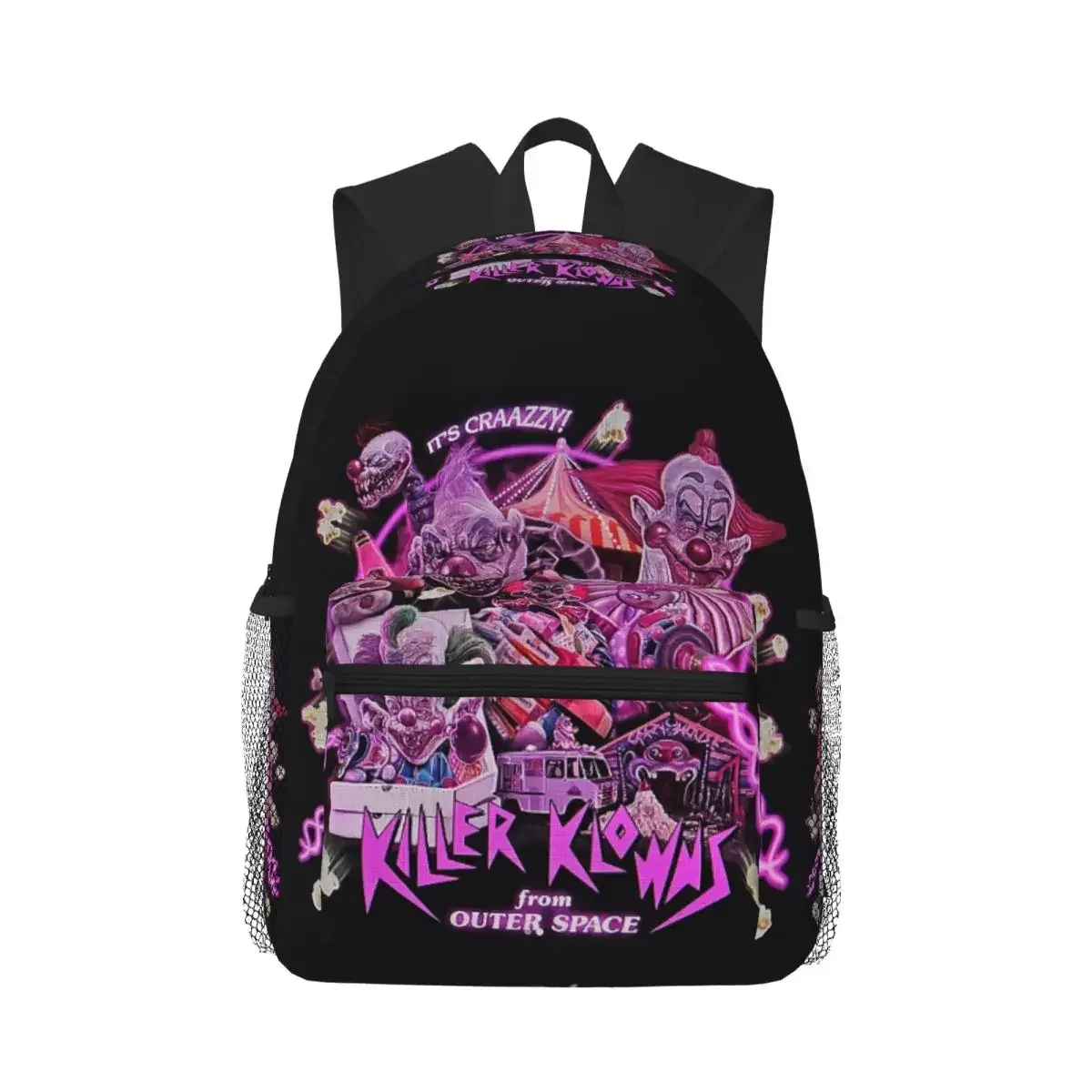 killer klowns from outer space sac à dos pour étudiants, sac d'école, sac à dos de randonnée, sac de voyage pour garçons et filles, sac à dos à la mode, sacs à bandoulière