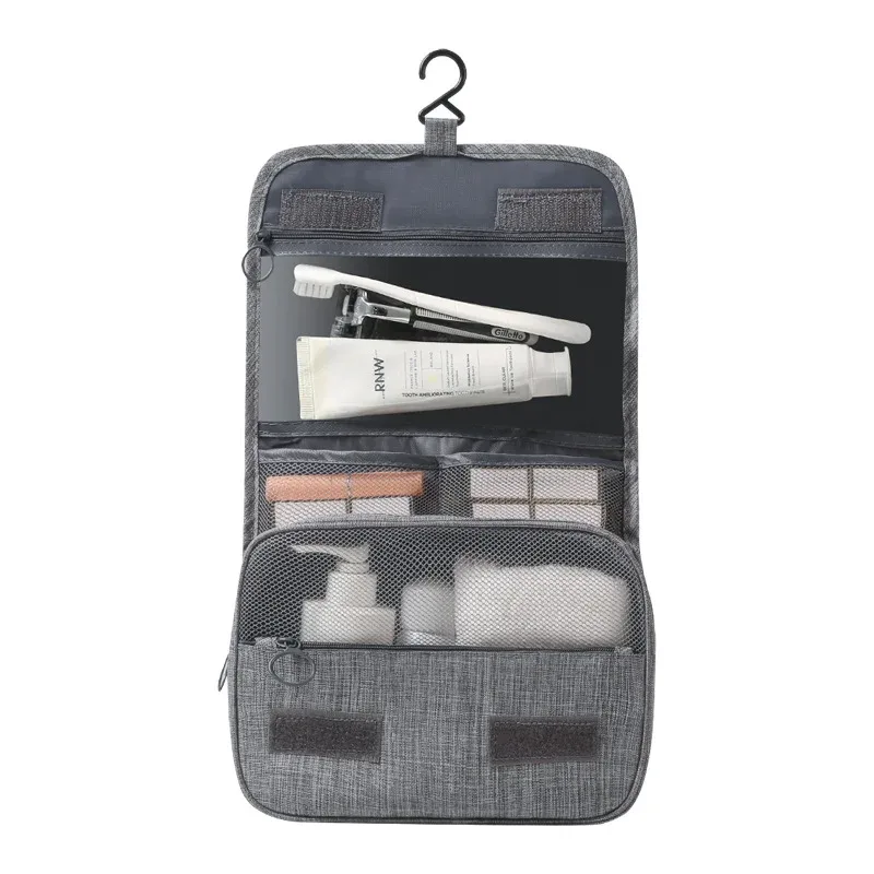 trousse de toilette de voyage pour femmes, organisateur suspendu portable pour shampoing, revitalisant, ensemble de pinceaux, accessoires de maquillage