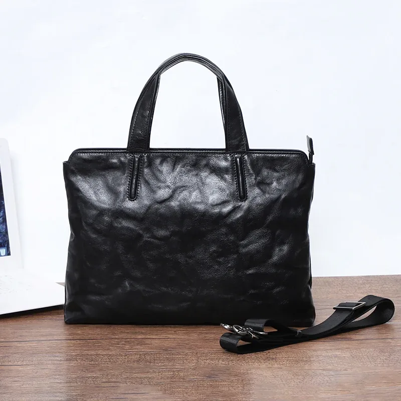 porte-documents fin/léger pour homme, sacoche pour ordinateur portable en cuir véritable, sac à main pour homme, sac à bandoulière/sac à main pour documents, sacs à main pour homme