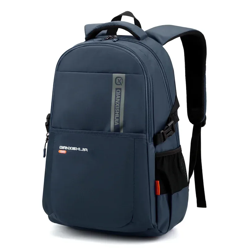 sac dos nylon unisexe noir bleu marine beige marron cadre externe ventilation 3d sangles poignées souple polyester intérieur ordinateur portable voyage décontracté
