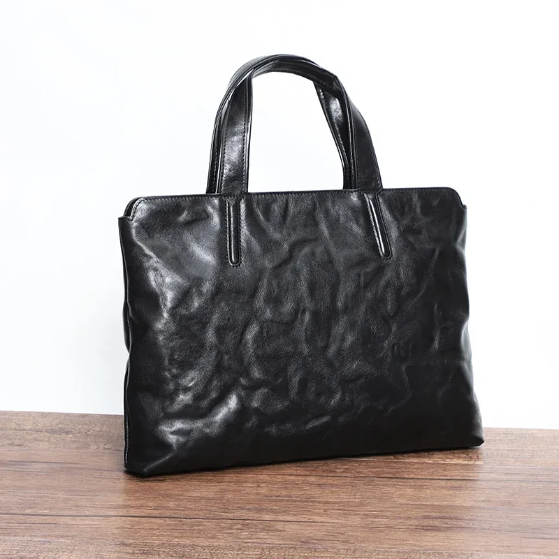 porte-documents fin/léger pour homme, sacoche pour ordinateur portable en cuir véritable, sac à main pour homme, sac à bandoulière/sac à main pour documents, sacs à main pour homme