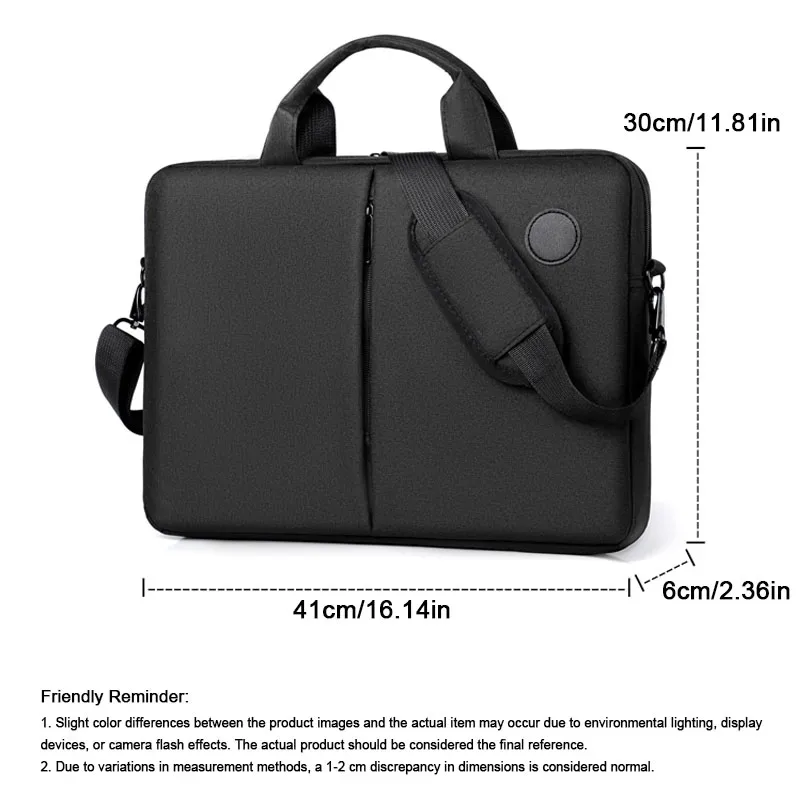 sacoche polyester noire homme bandoulière poignée souple fermeture éclair poches latérales documents ordinateurportable voyage business
