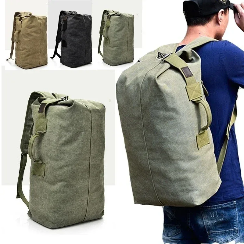sac à dos en toile pour hommes, sac de sport de plein air, sac de voyage, sacs à dos de randonnée, sac de pêche, sacs campong