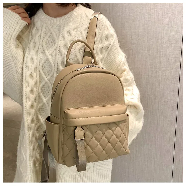 sac à dos avec nom brodé pour femmes, sac en pu, mode dames, cadeau de haute qualité, sac à dos personnalisé pour filles, petit sac à dos d'extérieur