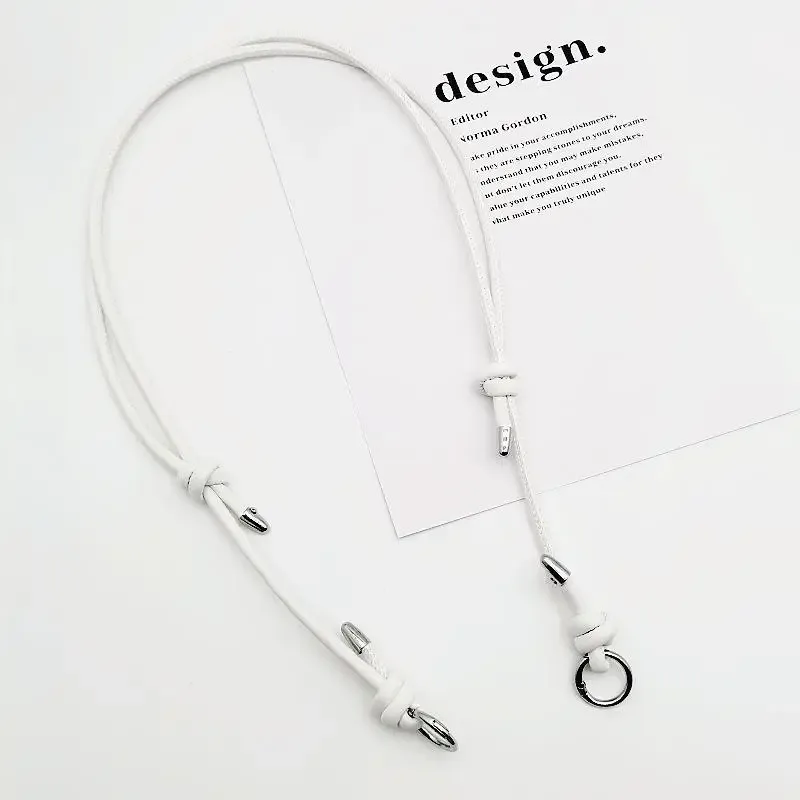 nouvelle sangle de sac à bandoulière ajustable pour femme en cuir pu couleur unie – accessoire de remplacement diy