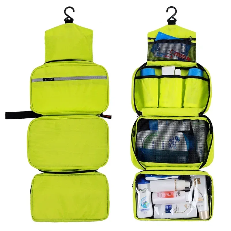 grandes trousses à cosmétiques étanches pour hommes, trousse de toilette pour hommes, trousse de toilette pliable, trousse de maquillage, trousse de toilette de voyage