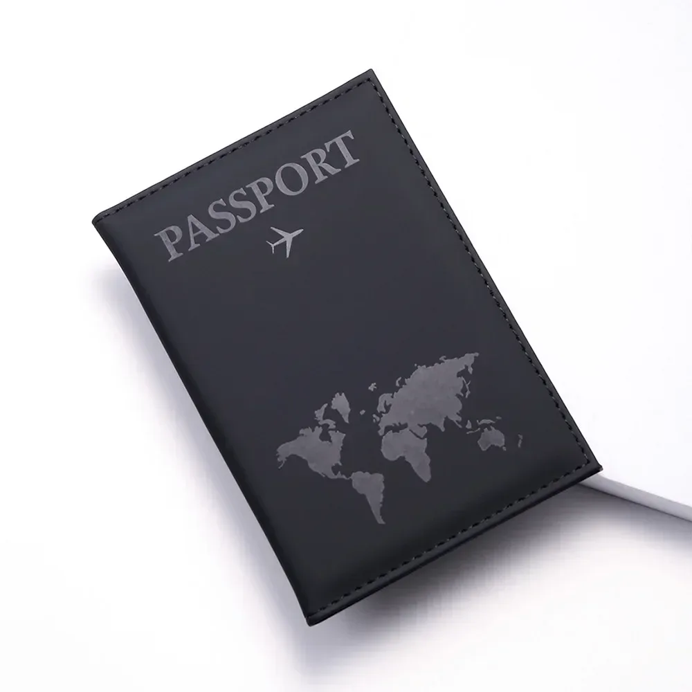 couverture de passeport pour couple amoureux, étui d'avion simple, portefeuille en pu pour femmes et hommes, porte-passeport de voyage de mariage, cadeau de mariage à la mode