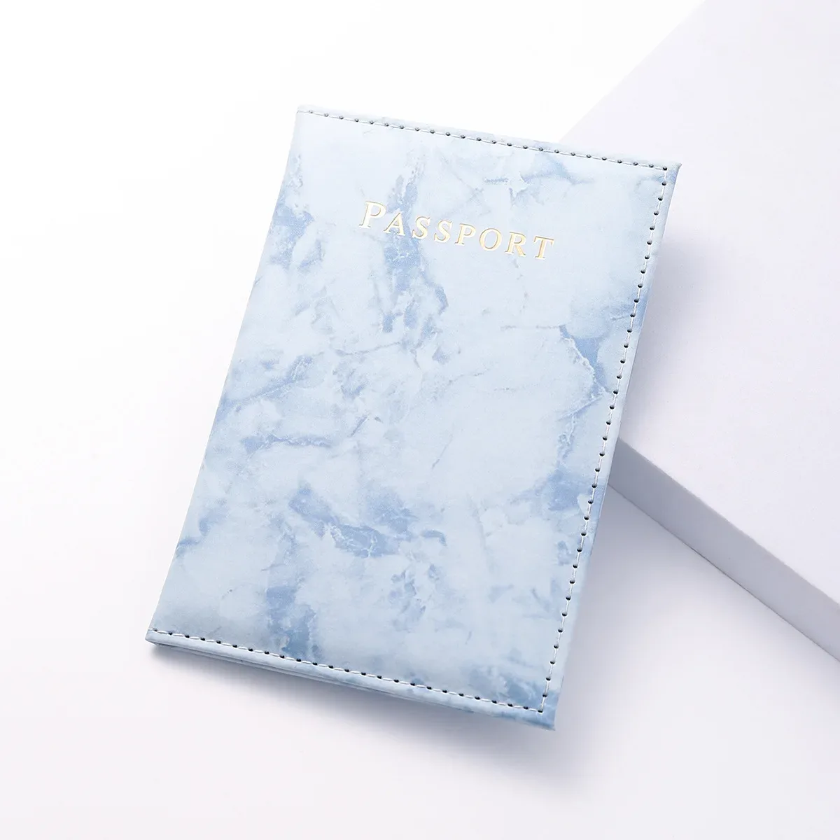 couvertures de passeport à motif marbré pour hommes et femmes, porte-passeport de voyage, couverture de protection, porte-carte d'identité et de crédit, vente en gros