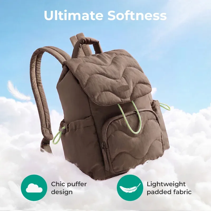 bagsmart – sac à dos imperméable pour femmes, grande capacité, couleur unie, sac d'école à fermeture éclair pour adolescentes, sac à dos décontracté pour étudiantes, sac à livres
