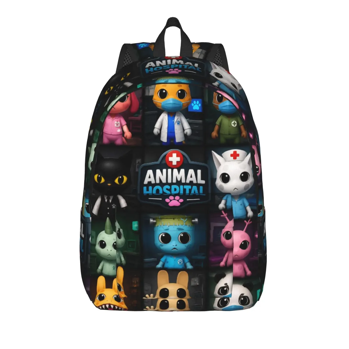 sac à dos classique léger pour hôpitaux vétérinaires, idéal pour le lycée, les affaires, les hommes et les femmes, sac en toile pour ordinateur portable