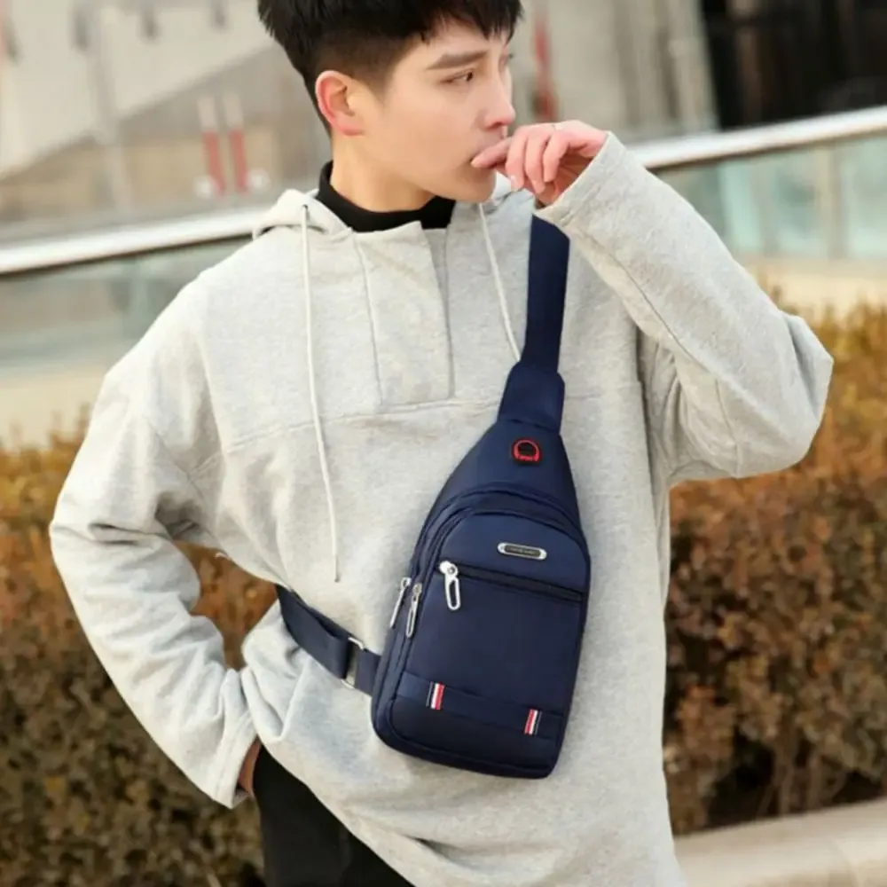 noir gris marron hommes sacs de messager nouveau rectangle oxford tissu hommes sac à bandoulière usb charge sac à bandoulière mâle 3 sac à fermeture éclair