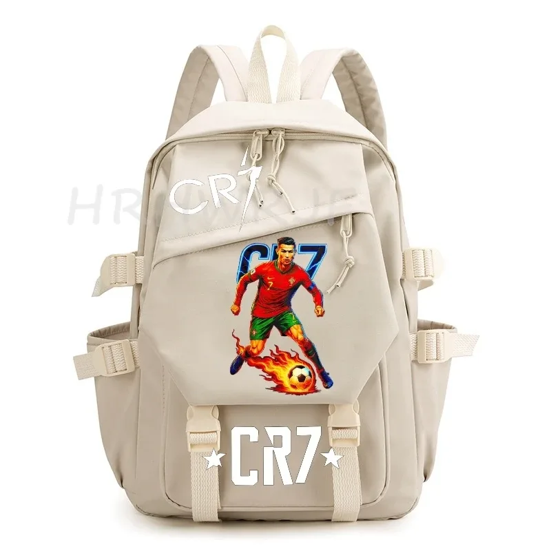 sac à dos ins capacity cr7 pour femmes et hommes, léger, pour étudiants, sacs d'école, sac de voyage tendance, pour adolescents, pour ordinateur portable, mochilas
