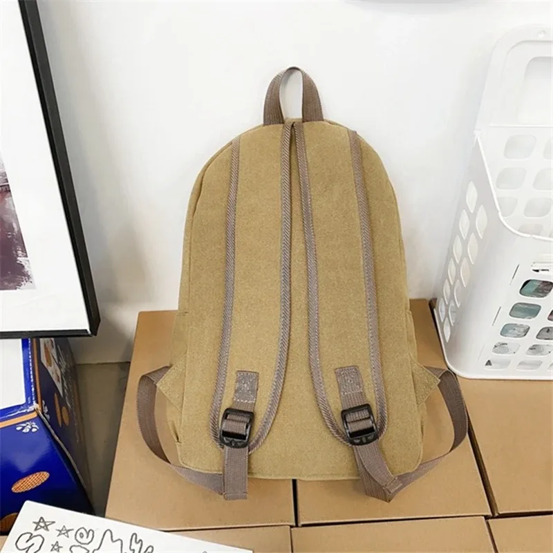 nesitu a4 vintage durable vert noir kaki marron 14 pouces ordinateur portable toile hommes femmes sac à dos école randonnée sac de voyage m31