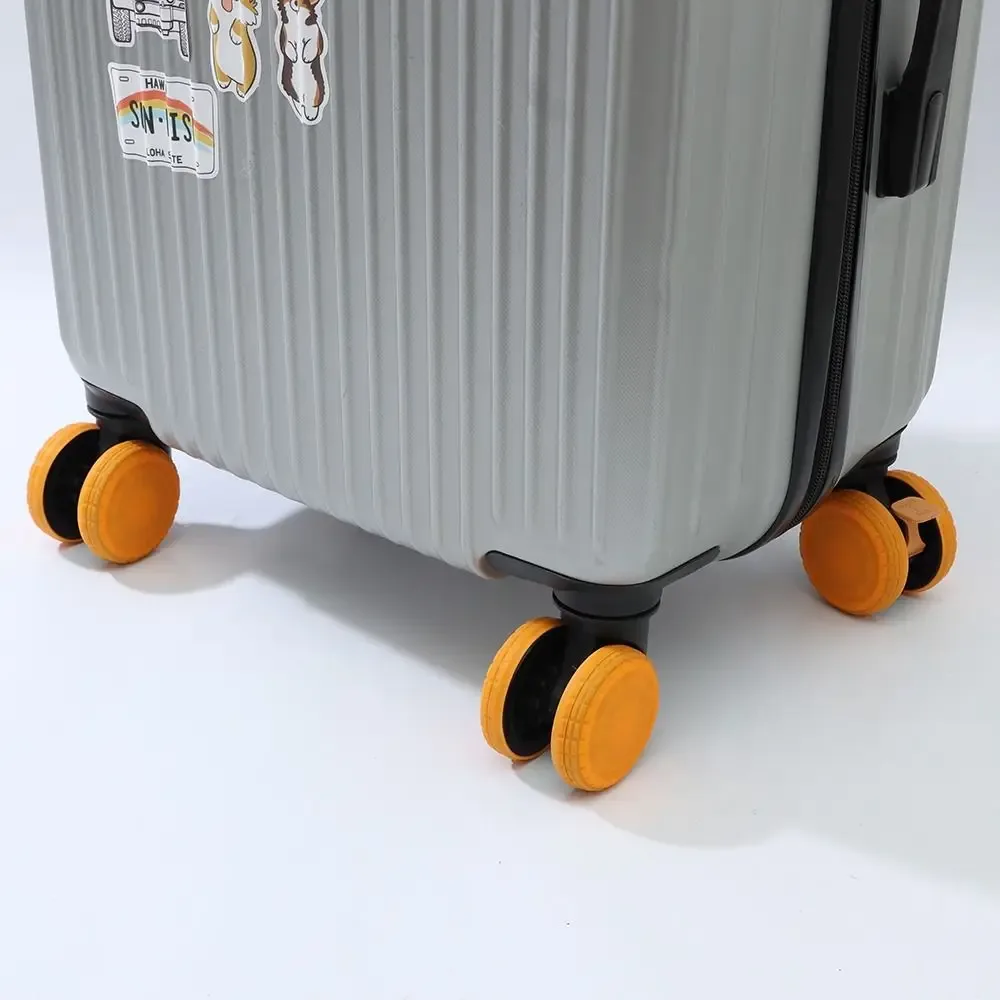 protège-roues de valise en silicone, réduit l'usure des roues, protections silencieuses pour roulettes de bagages de voyage, couvre-roulettes de valise à roulettes