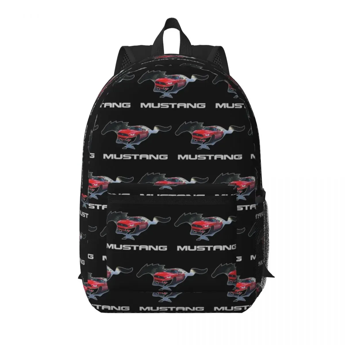 sac à dos d'école avec logo ford mustang pour étudiants, sac à dos de randonnée, de voyage, pour garçons et filles, sac à livres, sacs à bandoulière