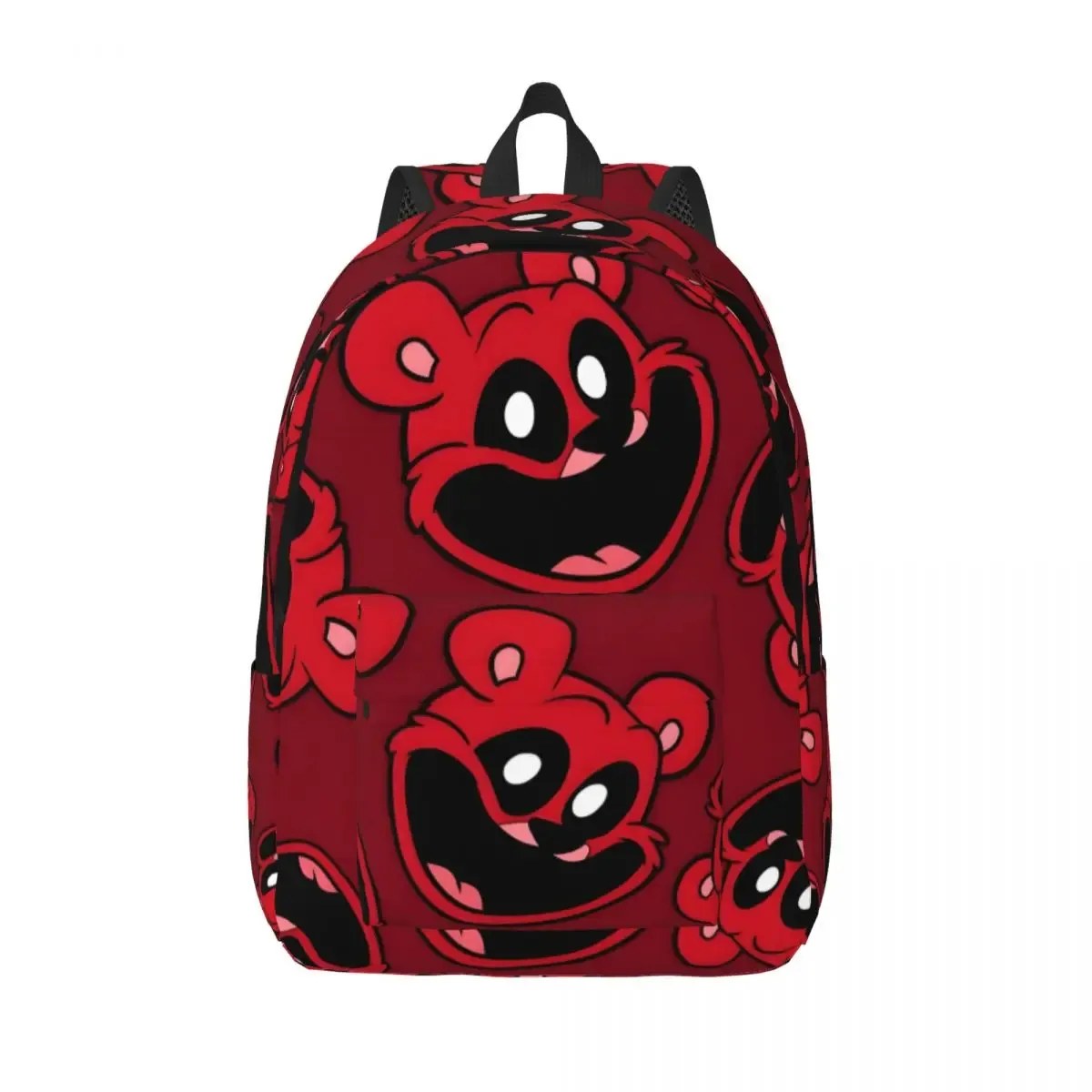 sac à dos en toile personnalisé avec impression 3d de créatures souriantes pour garçons et filles, sacs de voyage pour collège et école, sac à livres pour ordinateur portable de 15 pouces