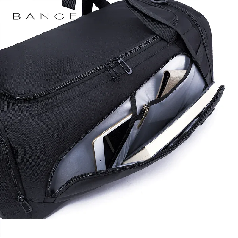 sac de sport bange pour hommes, sac à dos de voyage grande capacité, imperméable et anti-taches, sac de voyage pour hommes, bagages à main