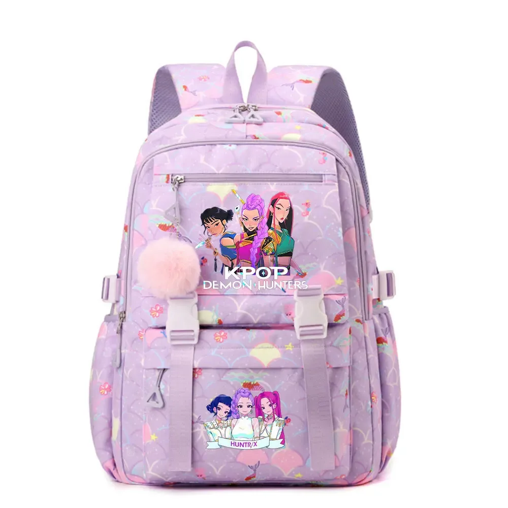 sacs à dos kpop demon hunters, sacs d'école légers pour ordinateur portable, sacs d'école pour adolescentes, sacs d'école pour femmes, filles et enfants