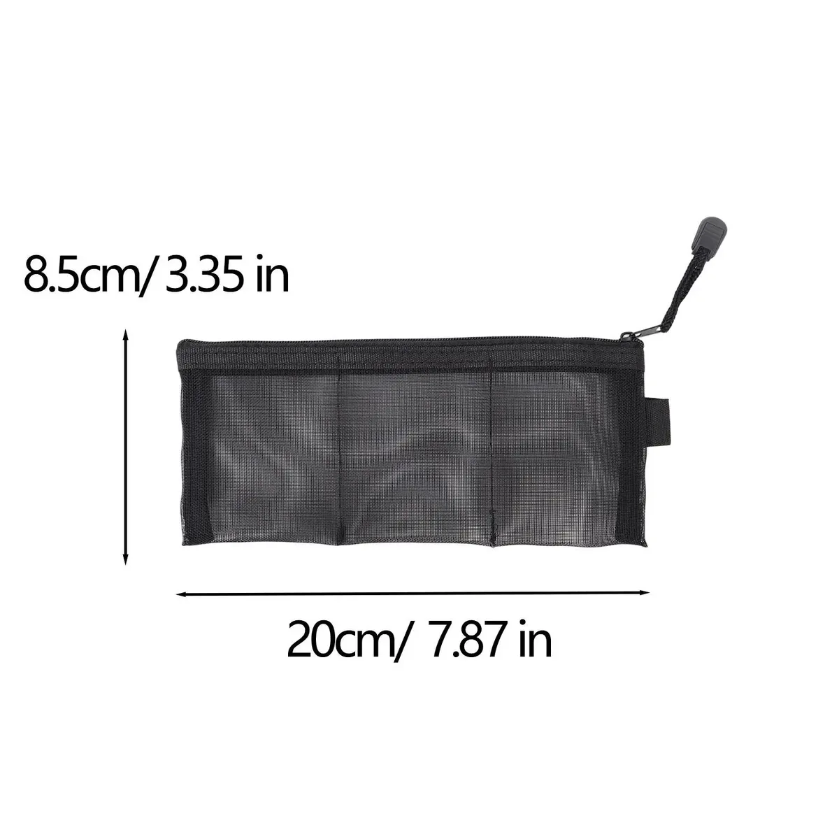 sac de rangement portable en maille pour voyage, pochette de transport pour câbles de données, sac multifonctionnel à trois compartiments pour bijoux, accessoires, cosmétiques et cartes