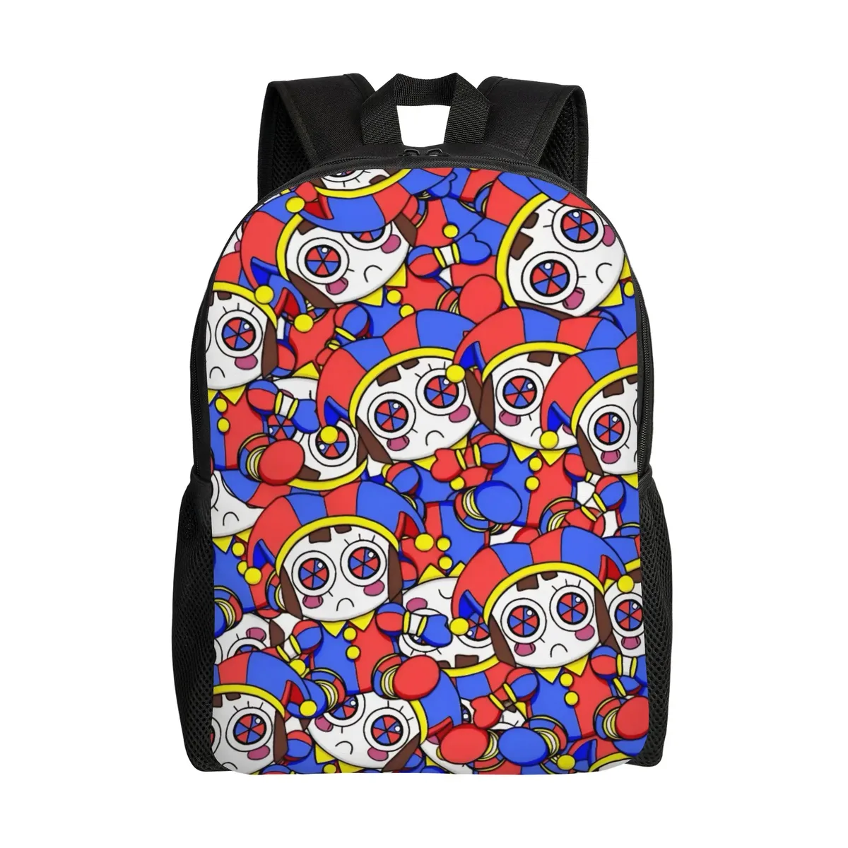 sac à dos gangle cartoon digitals circus pour femmes, sac d'école à la mode pour enfants, sac à dos pour ordinateur, sac à bandoulière de voyage pour enfants