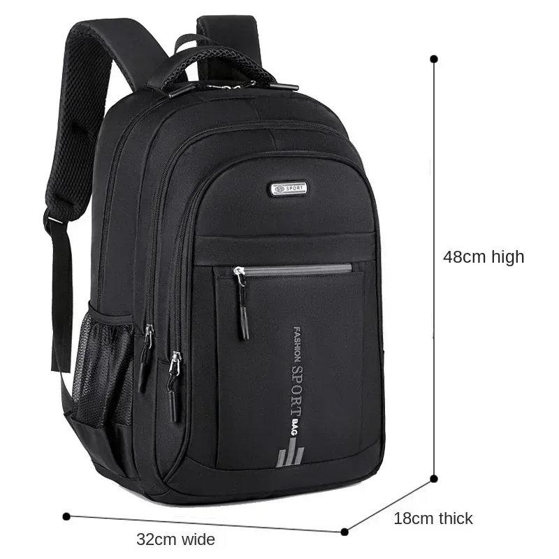 sac à dos oxford étanche pour homme, sac d'ordinateur d'affaires, sac à dos de voyage décontracté, cartable pour lycéen