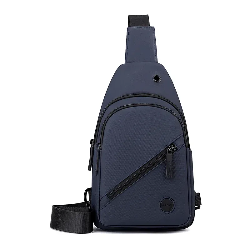 sac de poitrine léger pour hommes, sac à bandoulière décontracté en nylon, sac à bandoulière polyvalent de randonnée pour les sports de plein air et les déplacements quotidiens