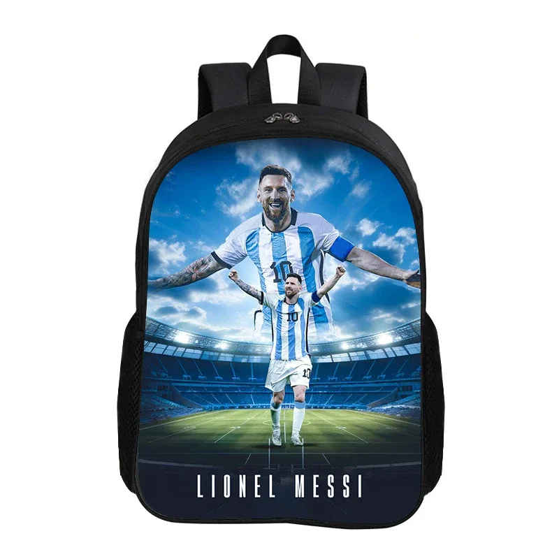 sac à dos m-messi pour l'école et les voyages, sac à dos de sport pour enfant, sac à dos de football pour enfant, sac à dos de star du football, cadeau